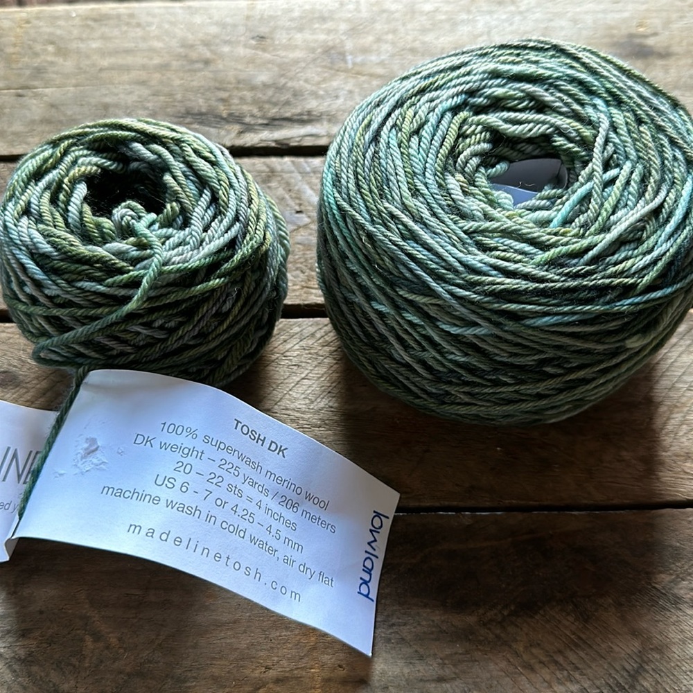 Luxury hand dyed Madelinetosh DK yarn